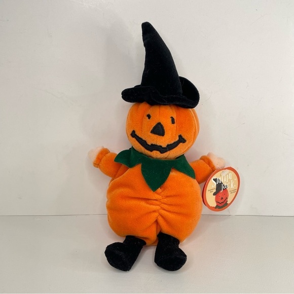 Smilin Jack Vintage Exclusive to Sears Pumpkin Plush Halloween Decor - Picture 12 of 15